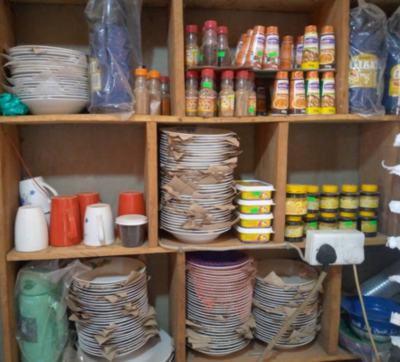 A package of home use items